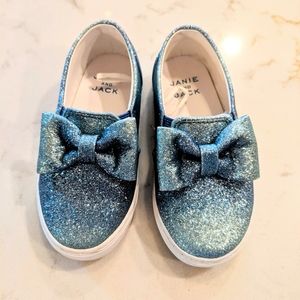 💙💙Janie and Jack Slip-On Glitter Shoes!